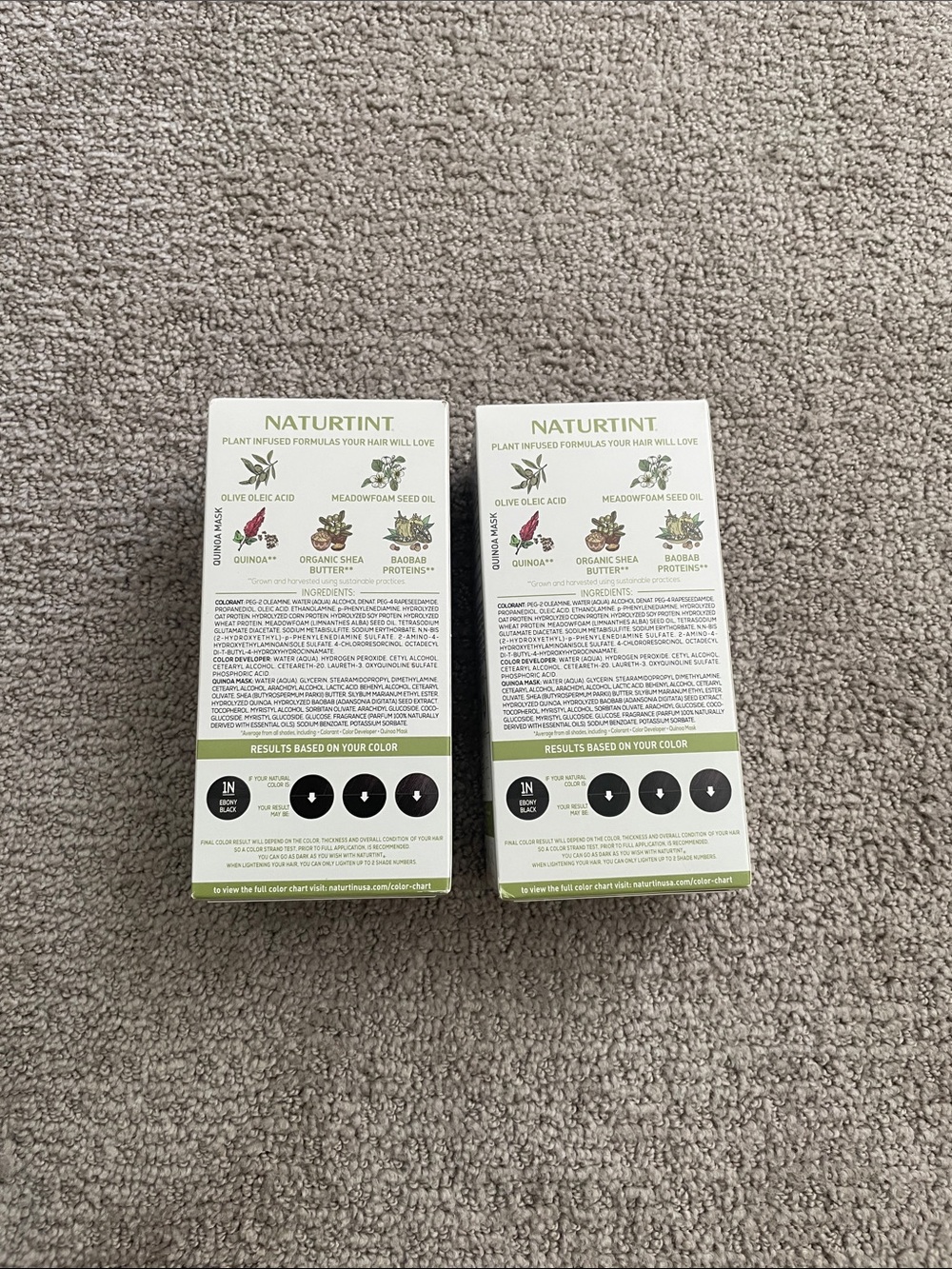 Permanent Hair Color Gel — Ebony Black - Picture 2 of 3